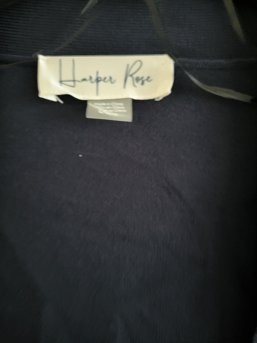 Harper Navy Open-Front Cropped Cardigan - Picture 2 of 4